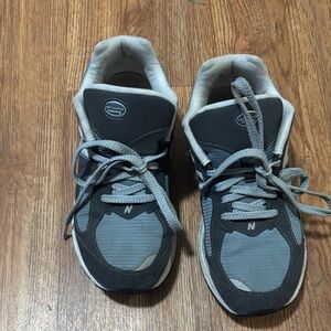 New Balance Charcoal and White Running Shoes